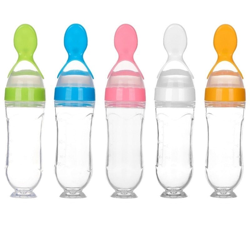 Biberon avec cuillère pour nouveau-né | EasyBottle™ - Bébénours