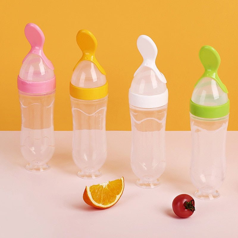 Biberon avec cuillère pour nouveau-né | EasyBottle™ - Bébénours